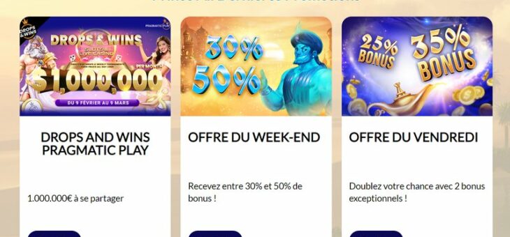 Découvrez le Casino Prince Ali pour les Jeux de Chance En Ligne en France