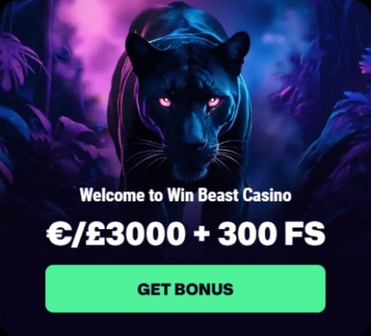 WinBeast Casino Review: Claim Your No Deposit Bonus in the UK Today, winbeast promo code